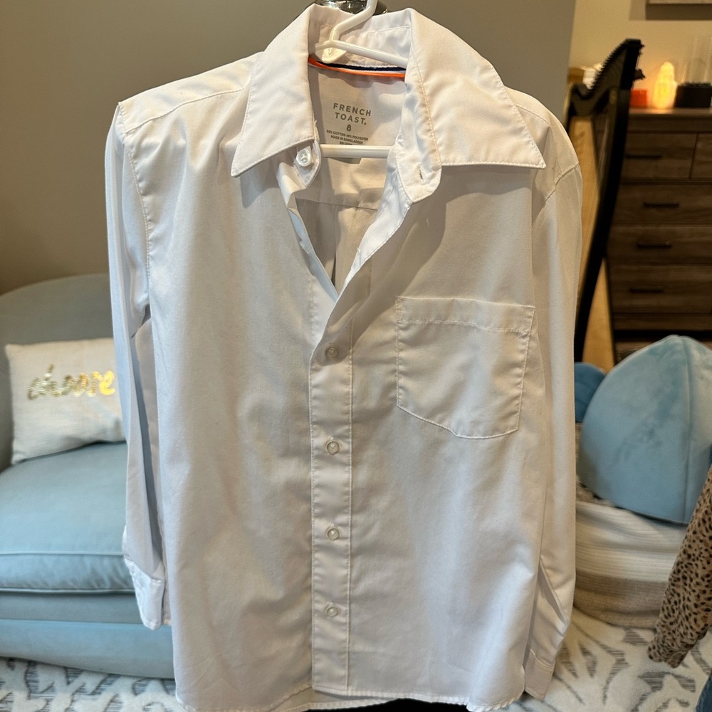 French Toast Kids White Shirt